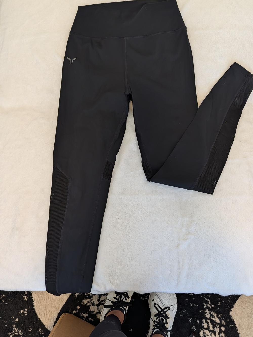 Squat Wolf Women's Black High-Waist Performance Leggings